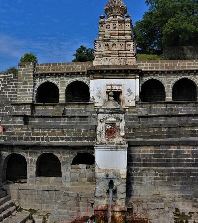 Gomukh temple, Lonar lake, entrance of wildlife sanctuary, entréé de la réserve naturelle