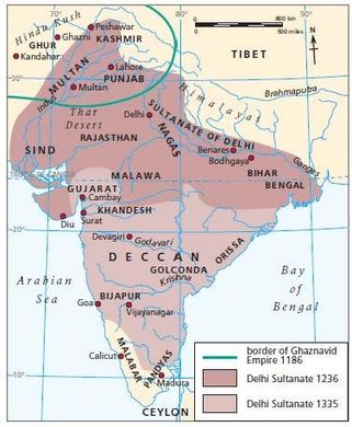 The fort of Daultabad, capital of India in the 14th century